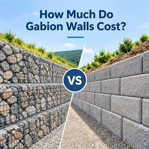 How Much Do Gabion Walls Cost? Gabions Vs. Concrete Blocks